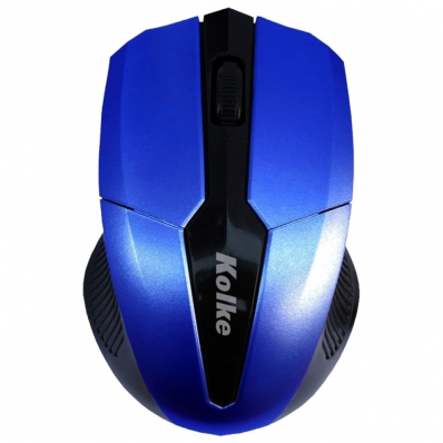 Mouse Kolke KEM-412 2.4GHZ 1600DPI Sem Fio - Azul