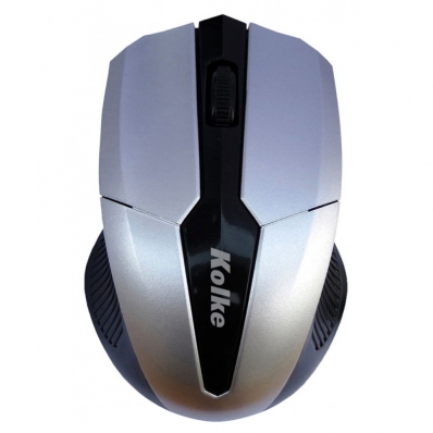 Mouse Kolke KEM-412 2.4GHZ 1600DPI Sem Fio - Cinza