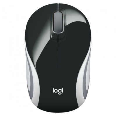 Mouse Logitech M187 Wireless 2.4GHZ Preto/Branco