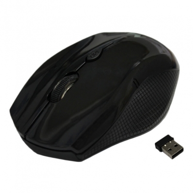 Mouse Mtek Optico PMF-433 2.4 GHZ/ 1600/ 1200/ 800DPI/ USB Sem Fio - Preto