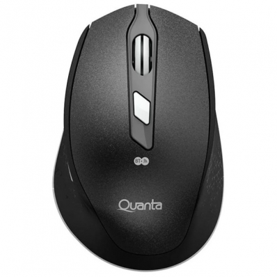 Mouse Quanta Wireless QTMSBT50 1600DPI USB - Preto