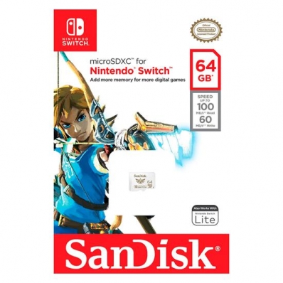 Cartao de Memoria 64GB / 100MBS - (SDSQXAT-064G-GNCZN)