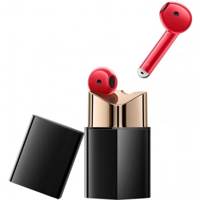 Fone de Ouvido Wiwu Betty Batom TWS10 - Vermelho