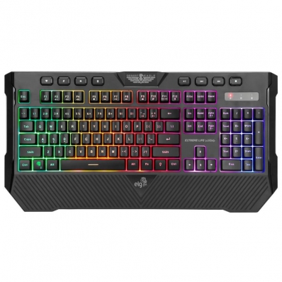 Teclado Gamer Elg Desert Eagle Tgde Membrana Tripla Rainbow Em 7 Cores