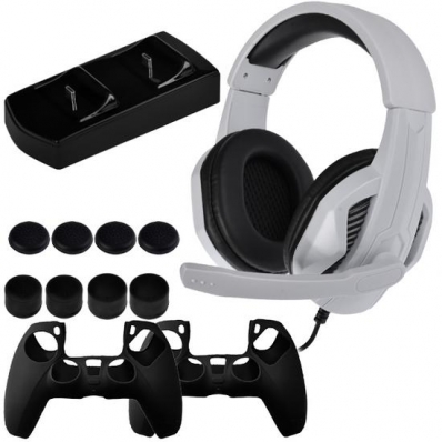 Fone Tiger c/Master Pack 12 PCS PS5 TG-P5001