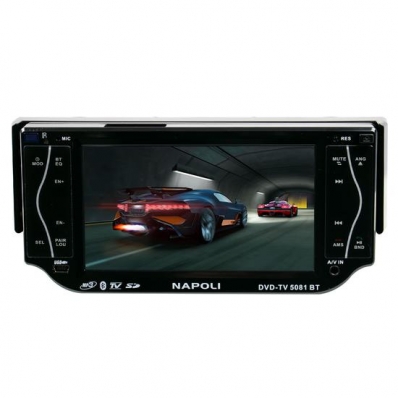 Aparelho de Som Automotivo Napoli DVD-TV 5081 - USB/Microsd/Aux - - FM/AM - 5.8"