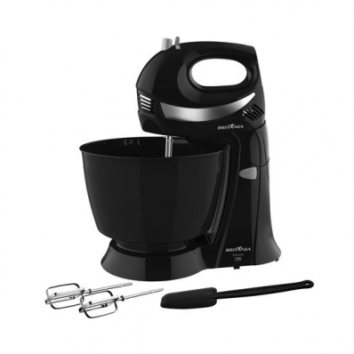 Batedeira Britania Diamante - 400W - 4.3L - 220V - Preto