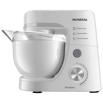 Batedeira Planetaria Mondial BP-03-W - 700W - 4.5L - 220V - Branco