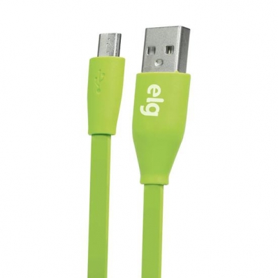 Cabo Elg L510VD - USB/Micro USB - 1 Metro - Borracha - Verde