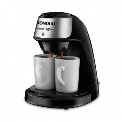 Cafeteira Eletrica Mondial Smart Coffee C-42B - 500W - 2 Xicaras - 220V - Preto