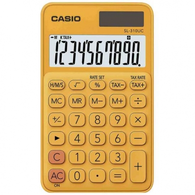 Calculadora Casio SL-310UC-RG-N-DC - 10 Digitos - Laranja
