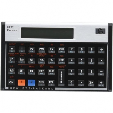 Calculadora HP 12C Platinum - 10 Digitos - Em Ingles - Preto