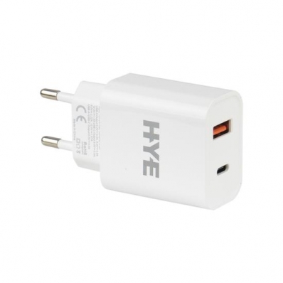 Carregador Hye HYEC9 - USB/Tipoc - 20W - Branco