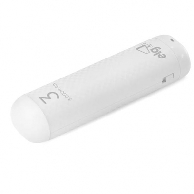 Carregador Portatil Elg PB30 - 3000MAH - USB/Micro USB - com Cabo Micro USB - Branco