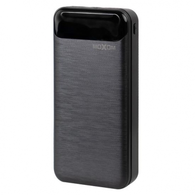 Carregador Portatil Moxom MX-PB42 - 20000MAH - USB/Microusb/Tipo-C - Preto