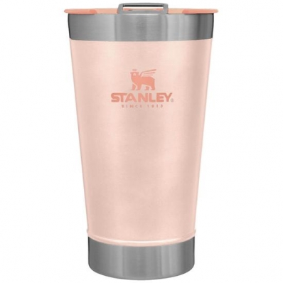 Caneca Térmica Stanley Classic Beer Pint 10-01704 - 473ML - com Tampa e Abridor - Rosa