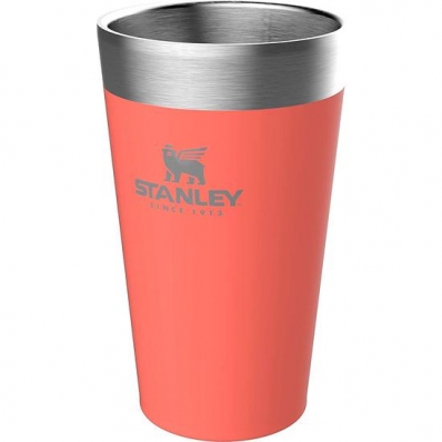 Caneca Térmica Stanley The Stacking Beer Pint 10-10424 - 473ML - Salmao