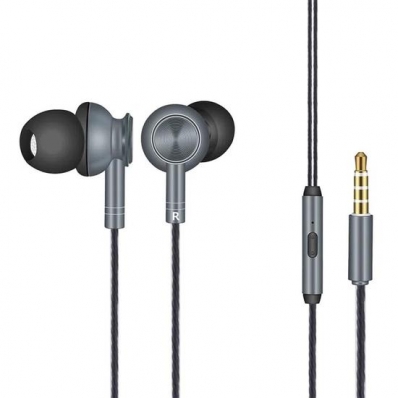 Fone de Ouvido Aiwa AWF1G - 3.5MM - Cinza