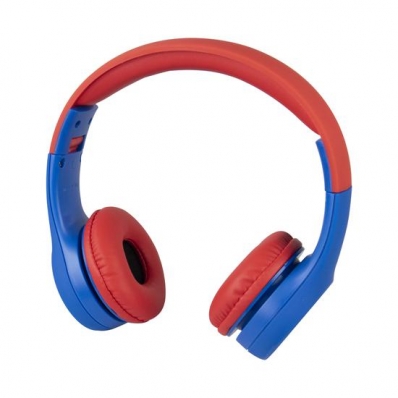 Fone de Ouvido Elg Infantil Spider - P2 - Antialergico - 3.5MM - Azul e Vermelho
