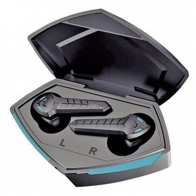 Fone de Ouvido Gamer Quanta Snake Krab KBTGE10 - Preto