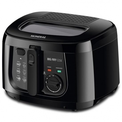 Fritadeira Eletrica Mondial Big FRY FT-07 - 1800W - 2.5L - 220V - Preto