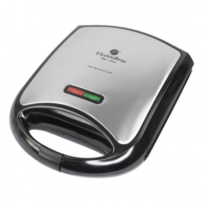 Grill Electrobras EBGS-02 - 1400W - Sanduicheira - 220V - Preto e Prata
