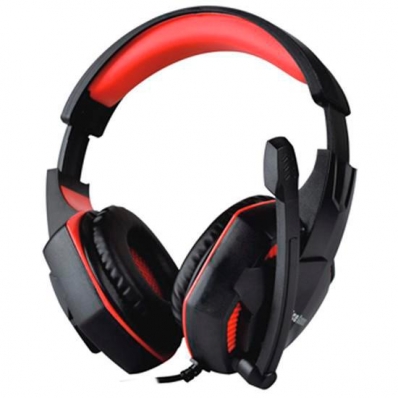 Headset Gamer Satellite AE-362 - com Fio - Driver 40MM - Preto e Vermelho