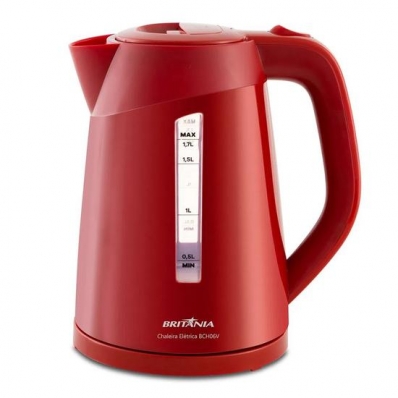 Jarra Eletrica Britania BCH06V - 1.7L - 1770W - 220V - Vermelho