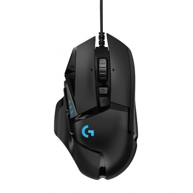 Mouse Gamer Logitech G502 Hero - com Fio - 16000 Dpi - RGB - Preto