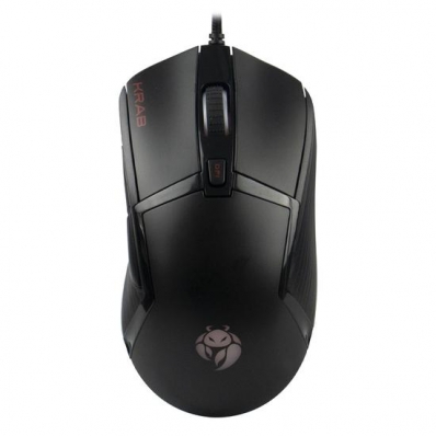 Mouse Gamer Quanta Krab Chimera KBGMR50 - com Fio - 12000DPI - 7 Botoes - Preto