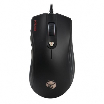 Mouse Gamer Quanta Krab Specter KBGMR20 - com Fio -10000DPI - 7 Botoes - Preto