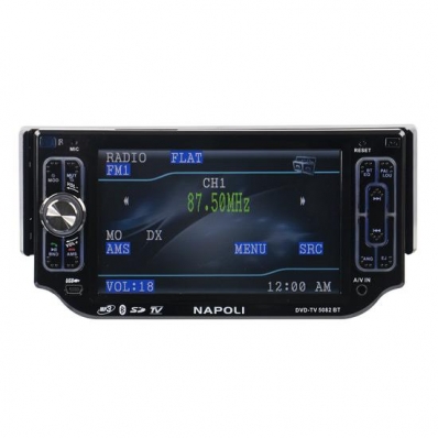 Som Automotivo Napoli DVD-TV 5082 - USB/Microsd/Aux - - FM/AM - 5.8"