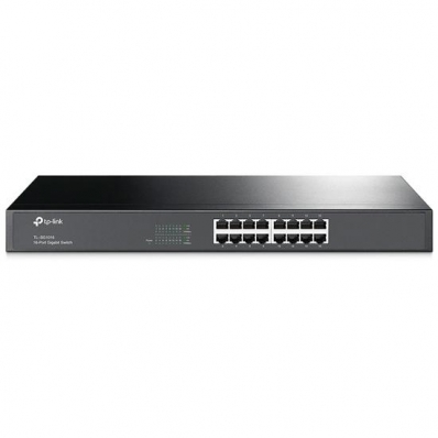 Switch TP-Link SG1016 - 16 Portas - Gigabit - 1000MBPS - Cinza