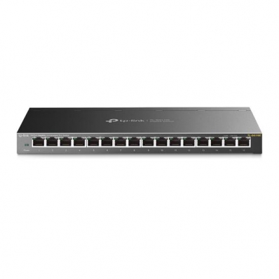 Switch TP-Link SG116E - 16 Portas - 1000MBPS - Cinza