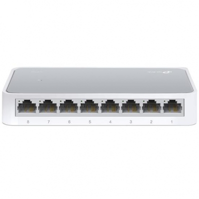 Switch TP-Link TL-SF1008D - 8 Portas - 100MBPS - Cinza