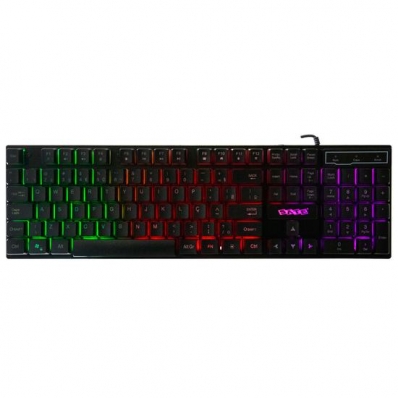 Teclado Gamer Satellite AK-881 - com Fio - Portugues - RGB - Preto