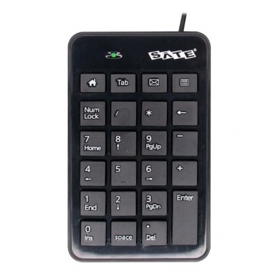 Teclado Numerico Satellite AK-182 - com Fio - Preto