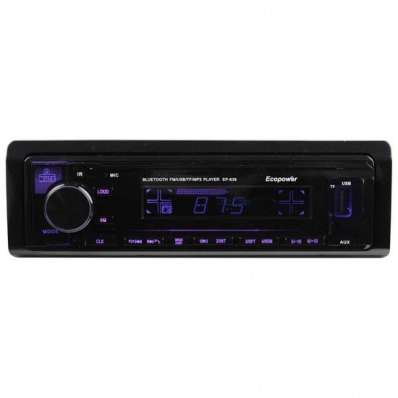 Toca Radio MP3 Ecopower EP-639 - 25W - USB/Aux/SD - - FM