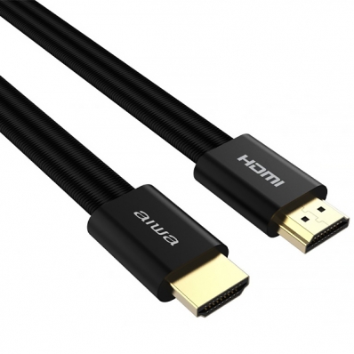 Cabo HDMI Aiwa AWCPHD1 Ultra HD 1.8 Metros - Preto