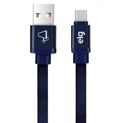 Cabo USB-C Elg CNVC10BE 1 Metro - Azul