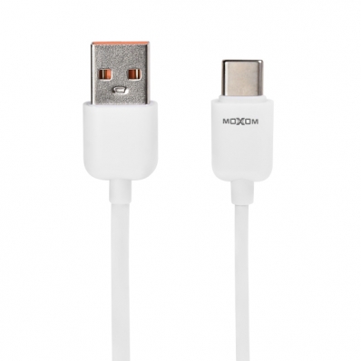 Cabo USB-C Moxom MX-CB98 2 Metros - Branco