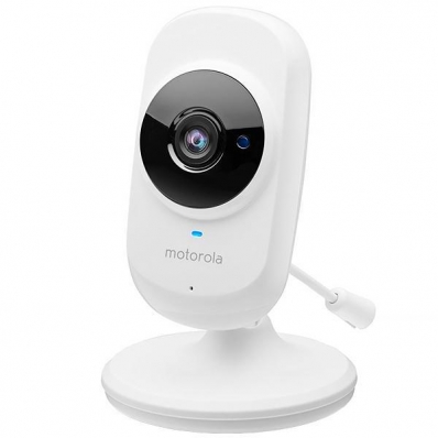 Camera IP Motorola FOCUS68-W HD com Wi-Fi e Microfone - Branca