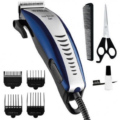 Maquina de cortar cabelo Mondial Hair Stylo CR-07 10 Watts 127V ~ 60HZ - Azul/Preta/Prata