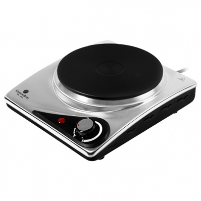 Fogareiro Eletrico Electrobras Classic Cook Inox EBPE-01 1.500 Watts 220V ~ 50/60 HZ - Prata/Preto