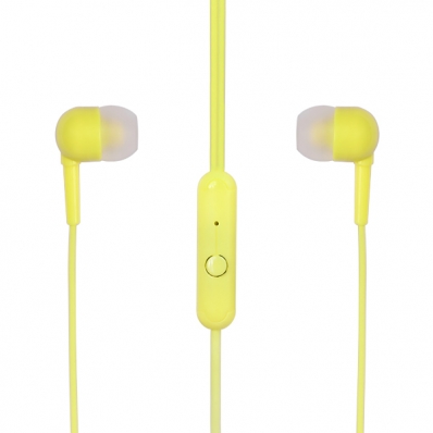 Fone de Ouvido Moxom MX-EP55 com Microfone e Cabo de 1.2 Metros - Amarelo
