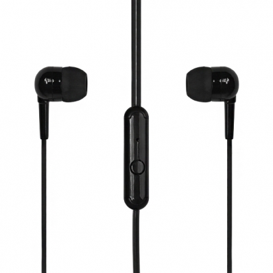 Fone de Ouvido Moxom MX-EP55 com Microfone e Cabo de 1.2 Metros - Preto