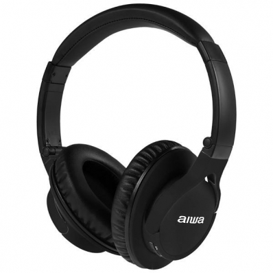 Fone de Ouvido Sem Fio Aiwa Aw A36BT com e Microfone - Preto