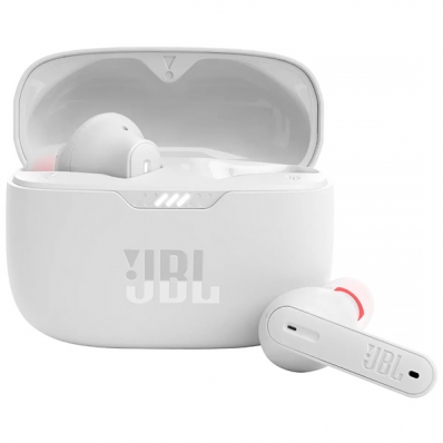 Fone de Ouvido Sem Fio JBL Tune 230NC TWS com Bluetooth e Microfone - Branco