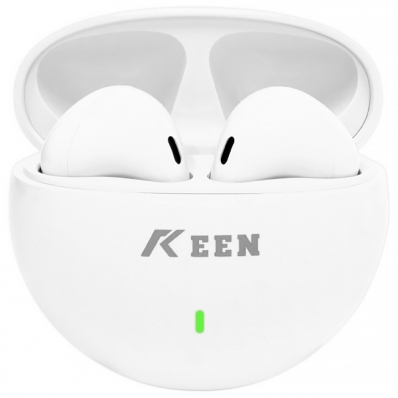 Fone de Ouvido Sem Fio Keen S2 com e Microfone - Branco