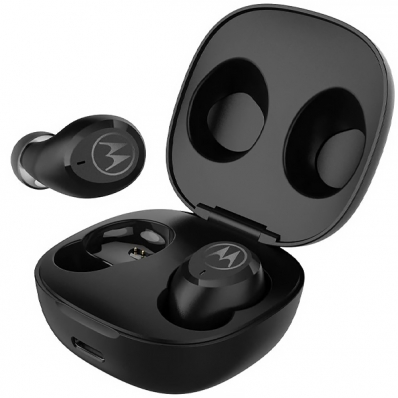 Fone de Ouvido Sem Fio Motorola Moto Buds Charge com e Microfone - Preto